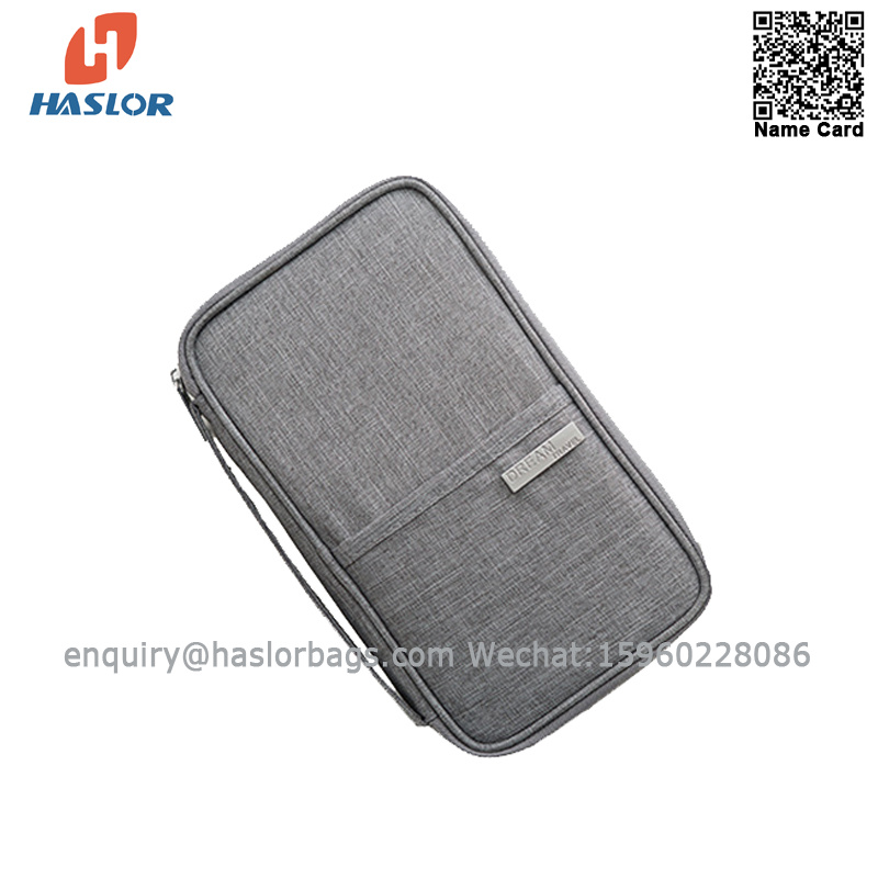 Portable Travel Passport Holder Bag Card Package Document Organizer