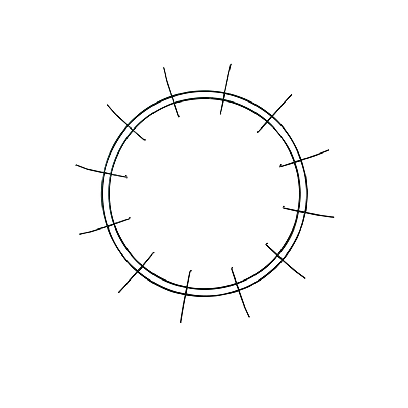 Wire wreath with different size and design