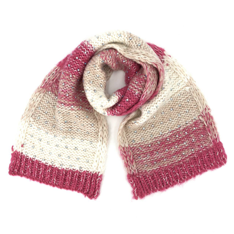 Autumn and Winter scarf kid acrylic knitting scarf