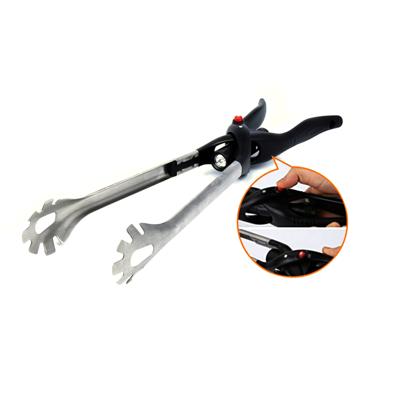 BBQ Tong Grill with Removable LED Flashlight