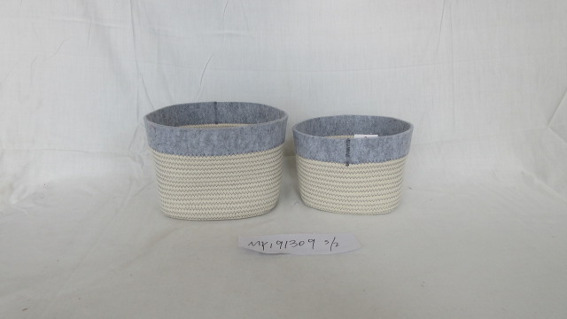 Cotton rope basket