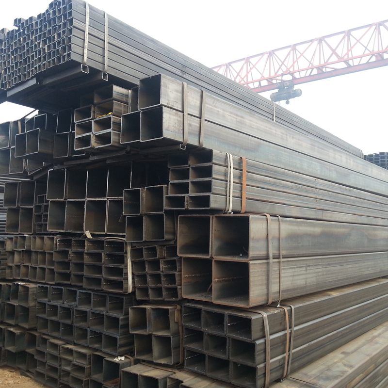 Black Rectangular Steel Pipe