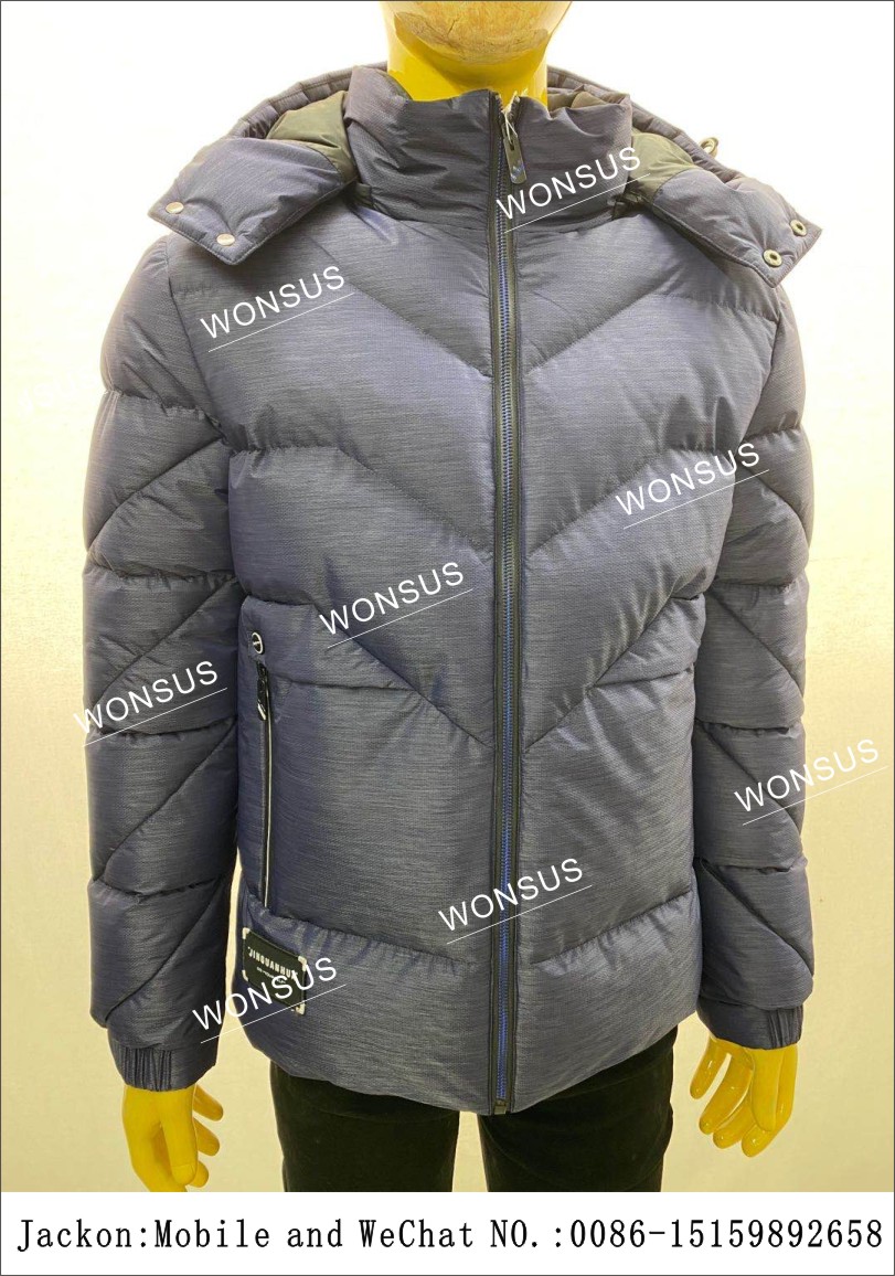 Men's padded fake down sport casual jacket