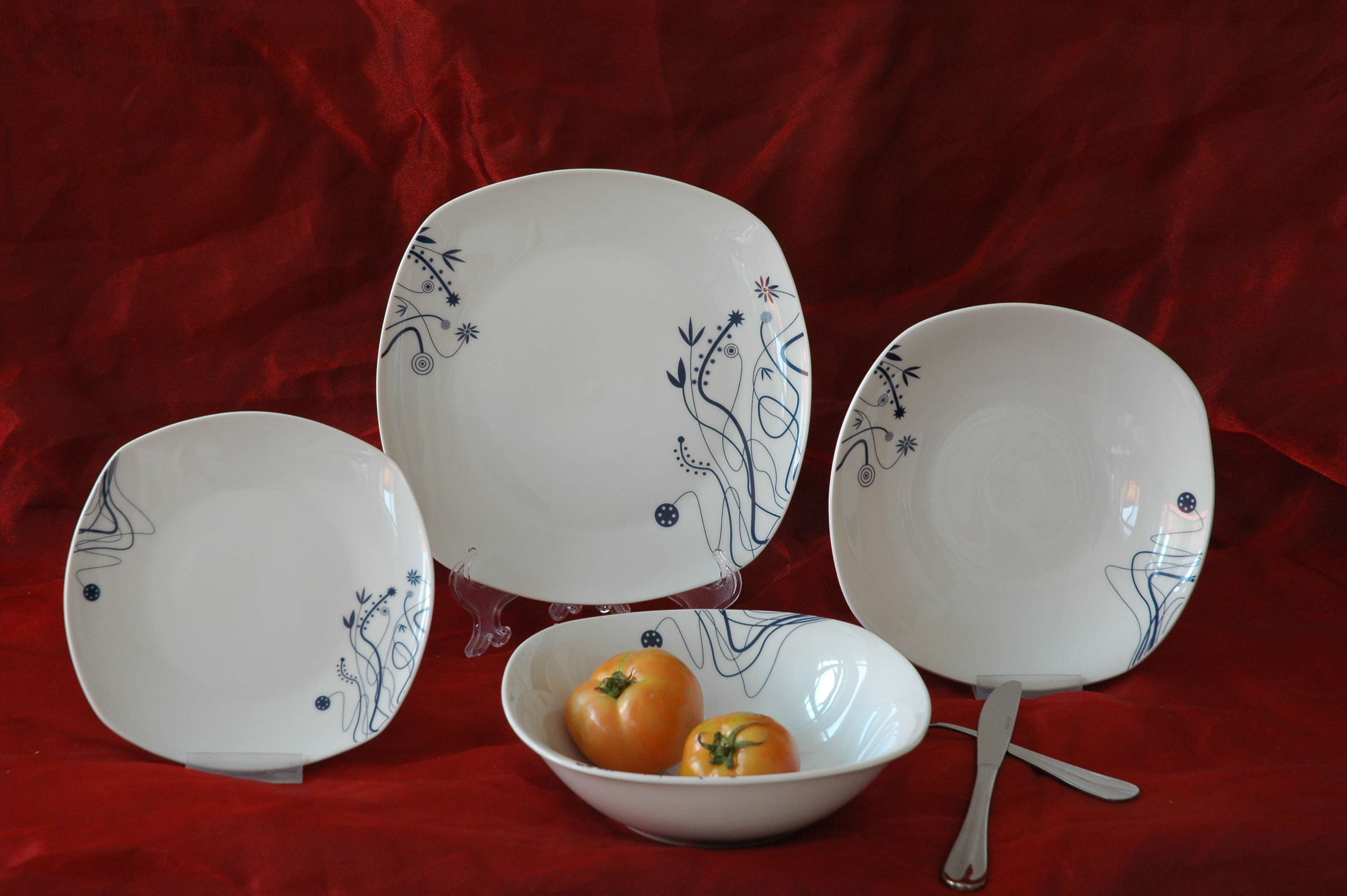 19pcs porcelain dinn