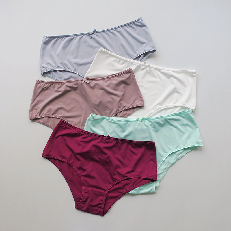 Plus size High waist Panty in Microfibre fabric