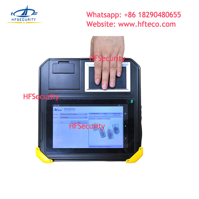 HFSecurity FP850P Computer OEM Biometric Tablet 8 inch 4G Dual SIM Card FBI Ceritificated FAP50 Fingerprint Tablet for Time Attendance