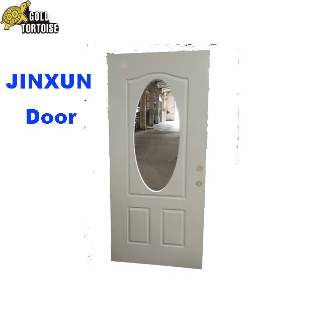 Pre cutout door glass