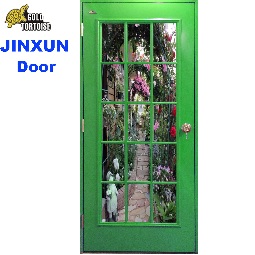 Decorative Steel Panel Door for Villas