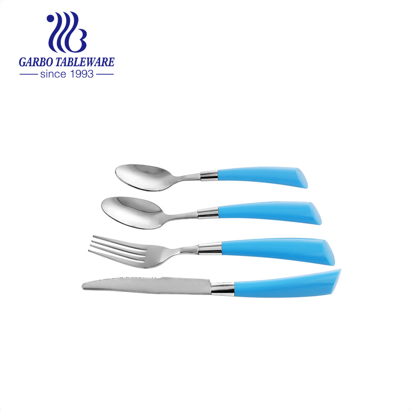 430SS Stainless Steel Cutlery Set with Customized Colors Handle