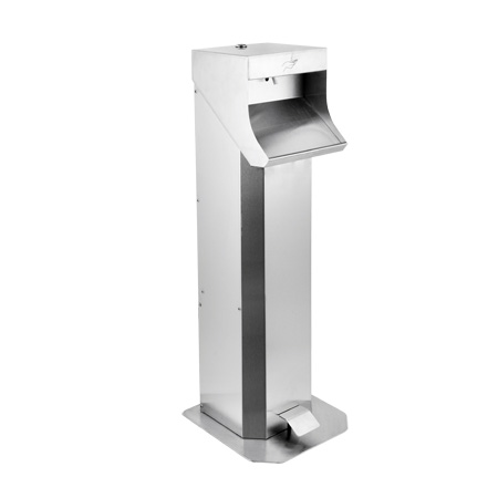 Movable Foot Pedal Stainless Steel Hand Soap Sanitizer Dispenser Stand