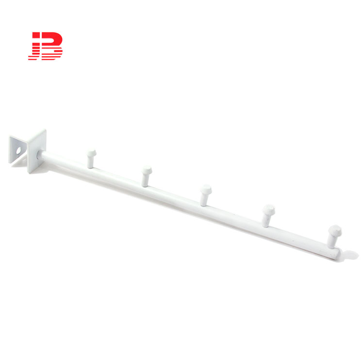 Metal Square Tube Display Hook With Nails