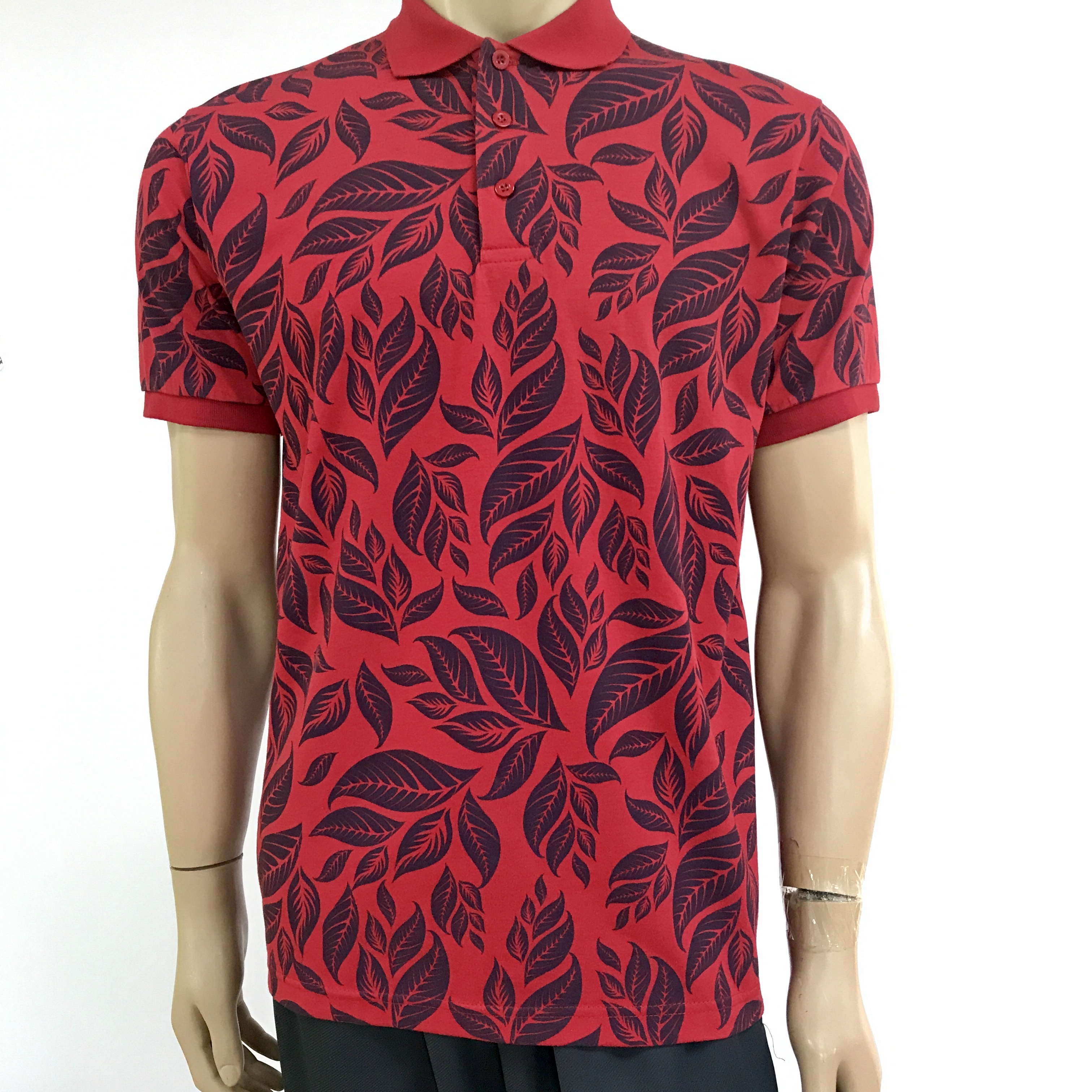 Men's full printing polo