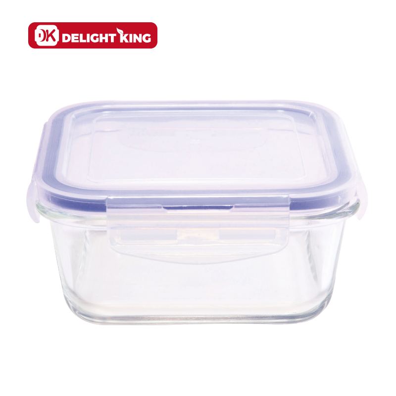 Glass food container
