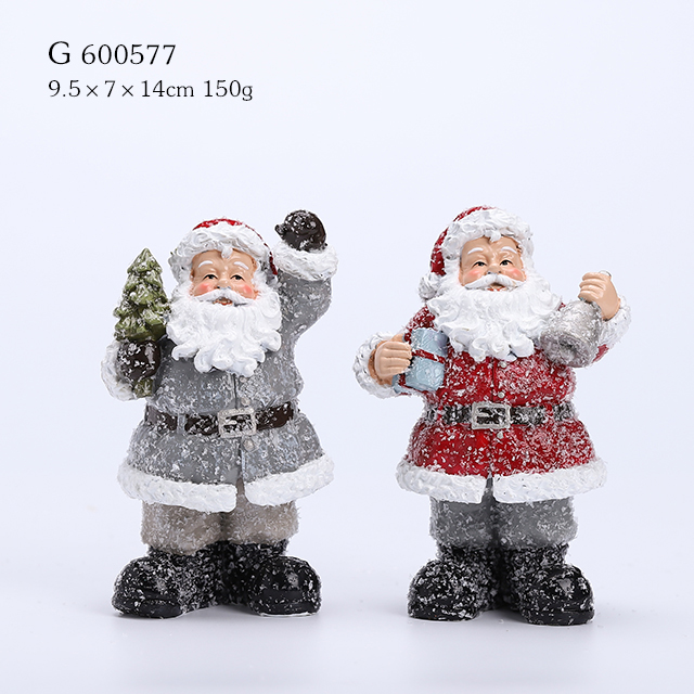 2/A resin santa figurine