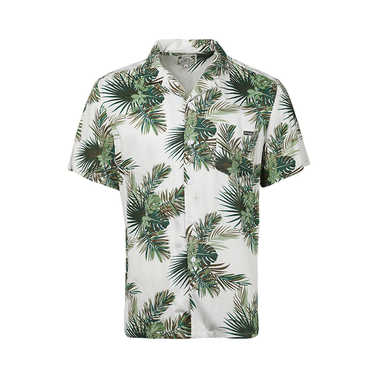 Hawaiian tencel shirt for men