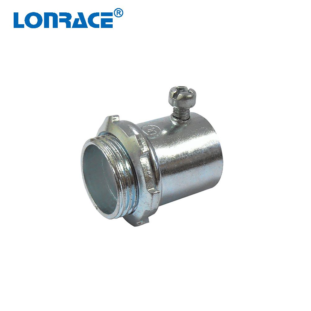 EMT Conduit Connector Steel Electro-galvanized