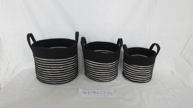 Cotton rope basket