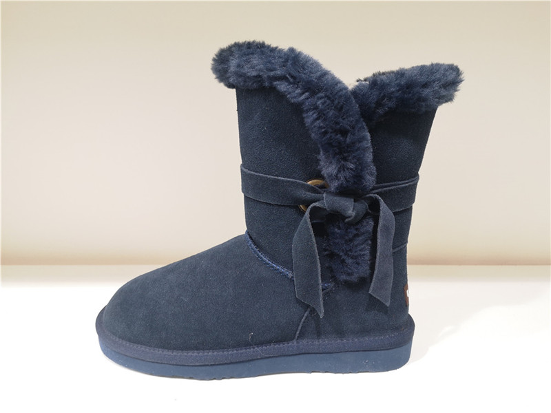 Fashion Sheepskin/Fake fur Snow Boot Winter shoes Water-Resistant