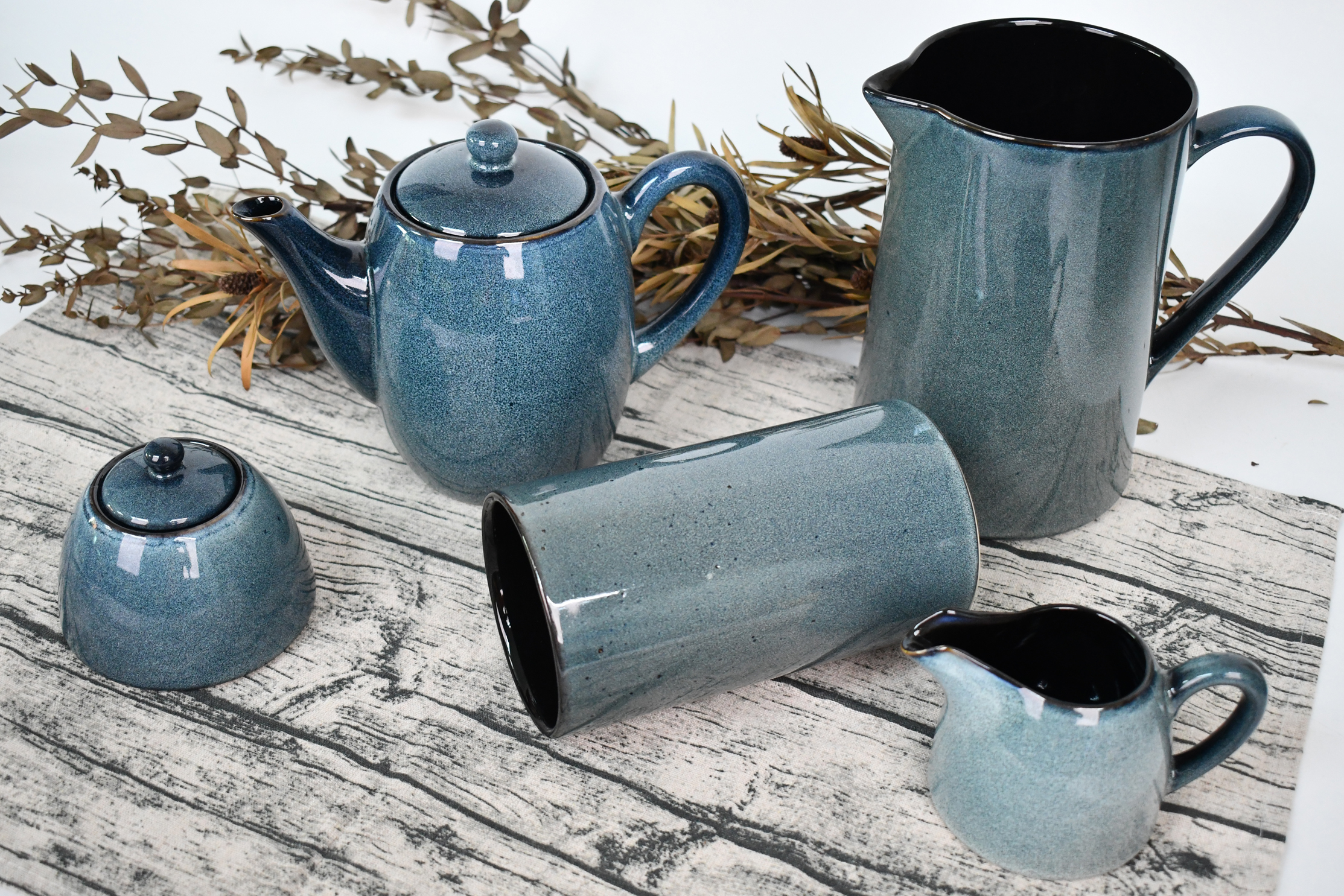 Stonware Food Canister and Jar