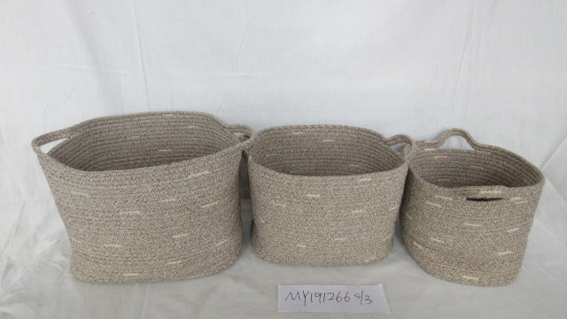 Cotton rope basket