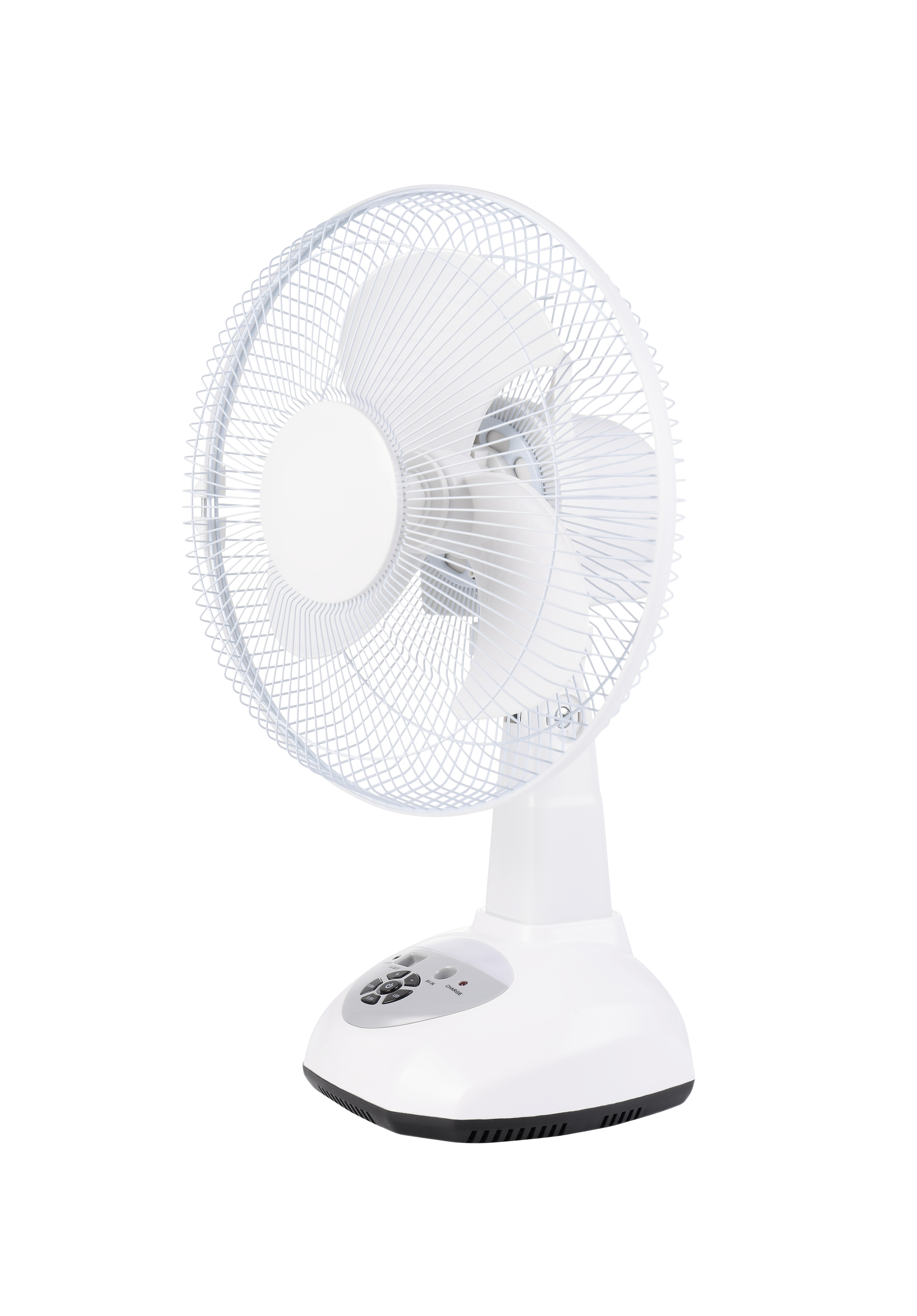 12 inches solar rechargeable table fan