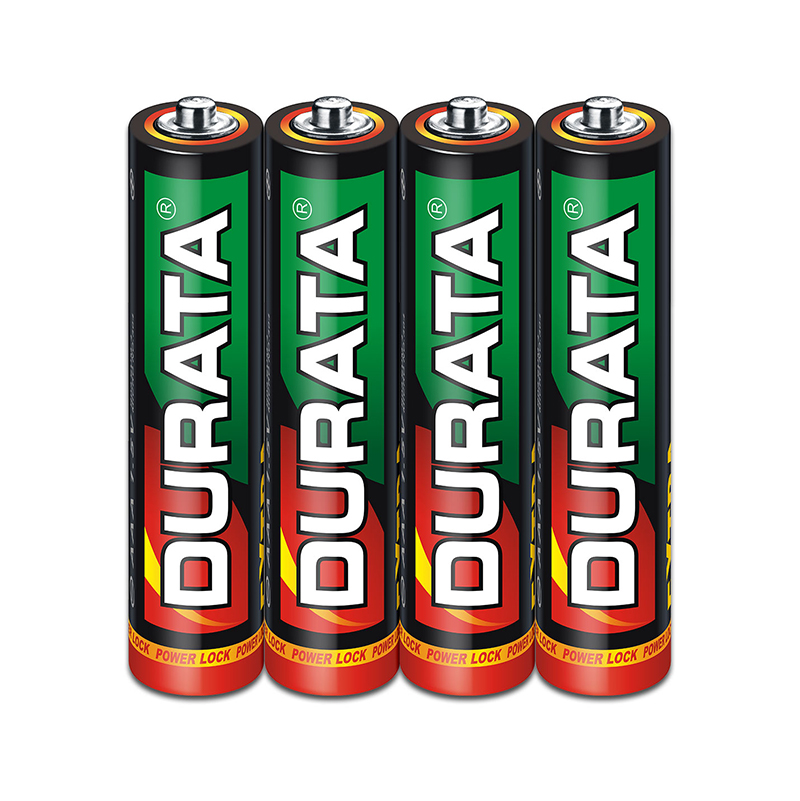 Durata Extra Heavy Duty Battery R03 AAA Size, Zinc Carbon Dry Cell Battery (SP4-40 Count)