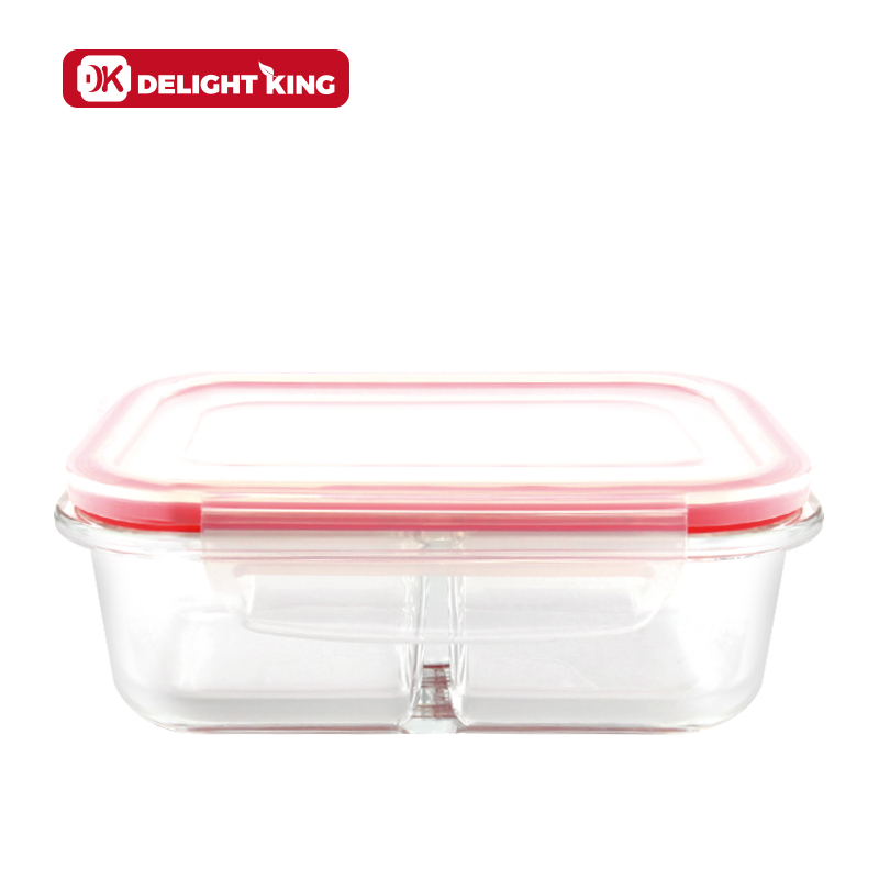 Glass food container