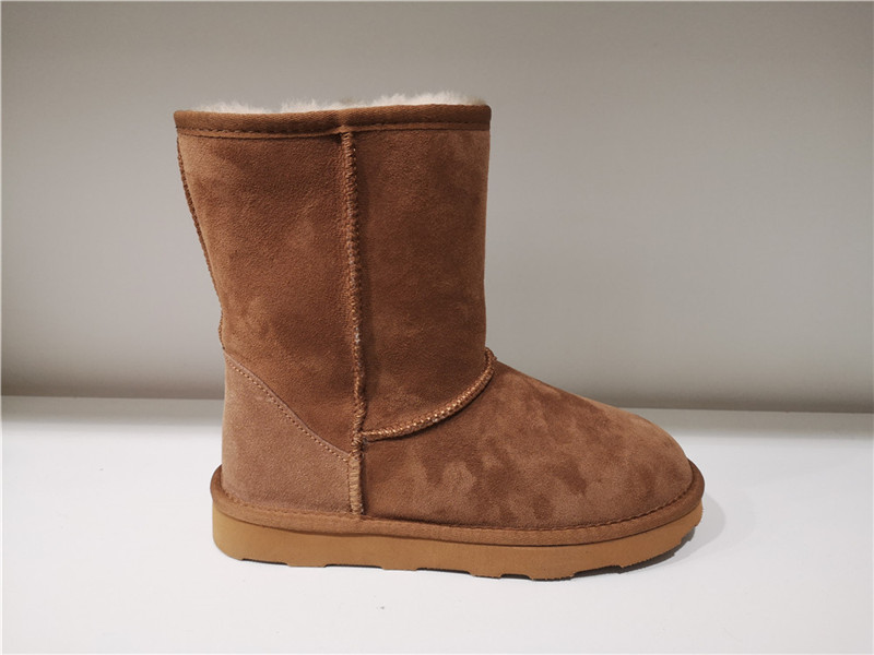 Fashion Sheepskin/Fake fur Snow Boot Winter shoes Water-Resistant