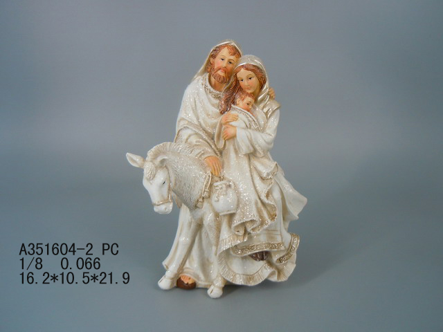 8"Holy family decor