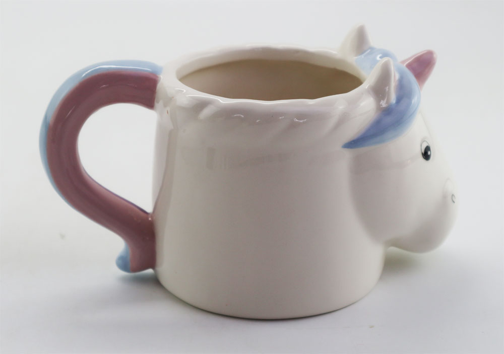 UNICORN mug ceramic mugs animal cups 3D hand paint
