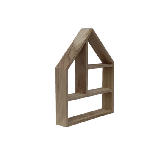 Wooden wall shelf wooden storage wall shelf
