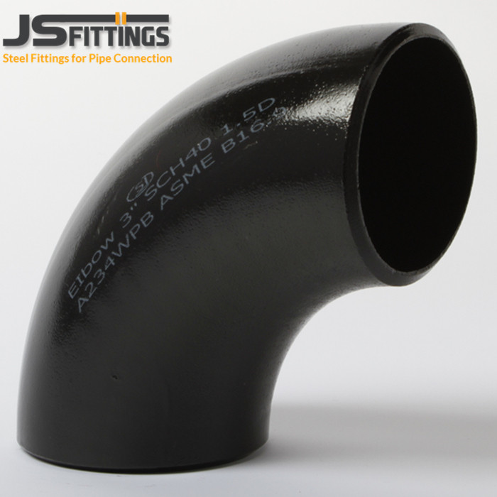 ASME B 16.9 sch40 seamless carbon steel pipe fittings