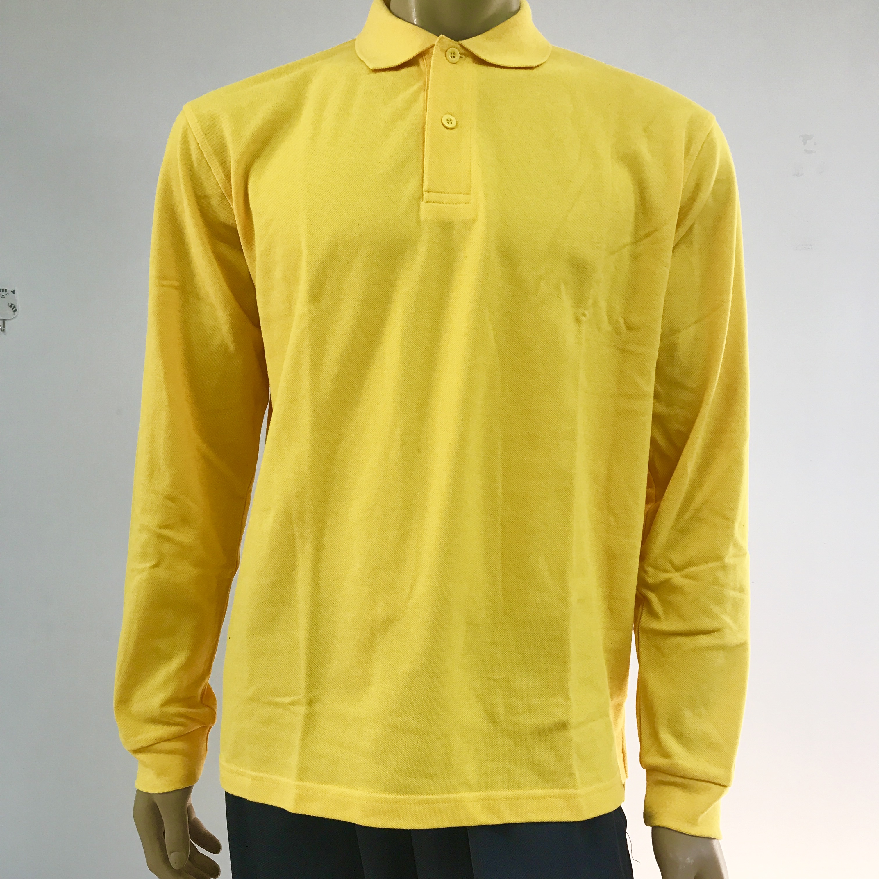 men's long sleeve polo