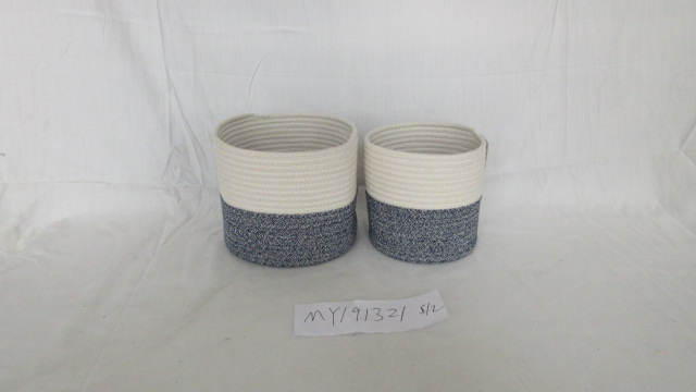 Cotton rope basket