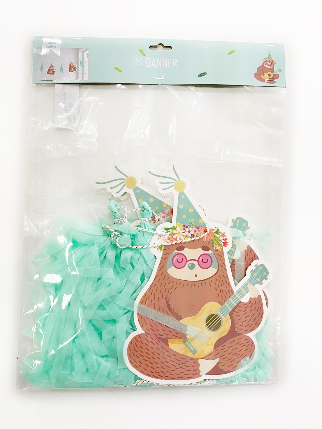 Sloth Paper Banner