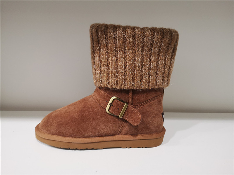 Fashion Sheepskin/Fake fur Snow Boot Winter shoes Water-Resistant