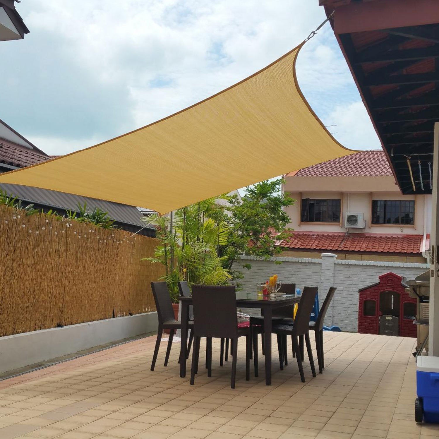 Amazon Hot Seller Outdoor Square Shade Sail