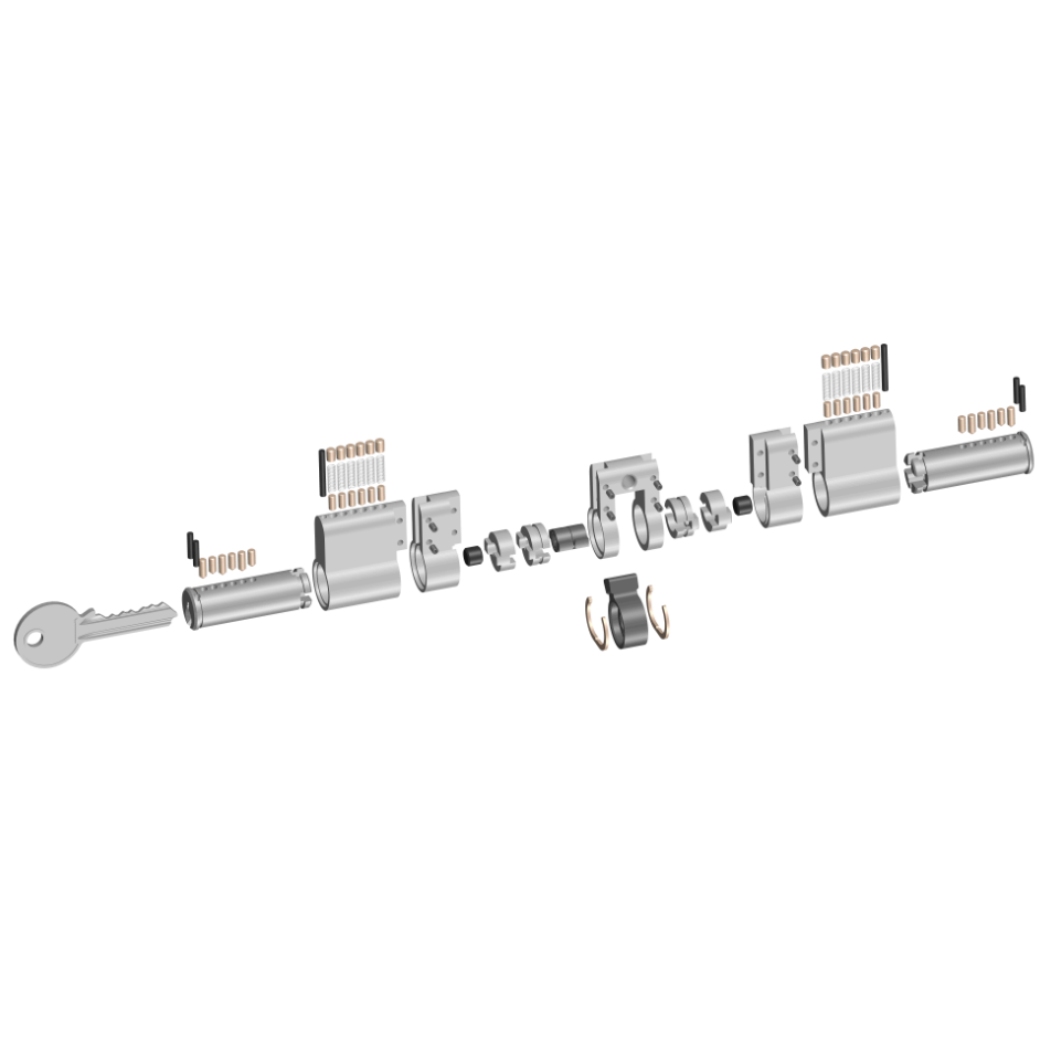 Modular Euro cylinder