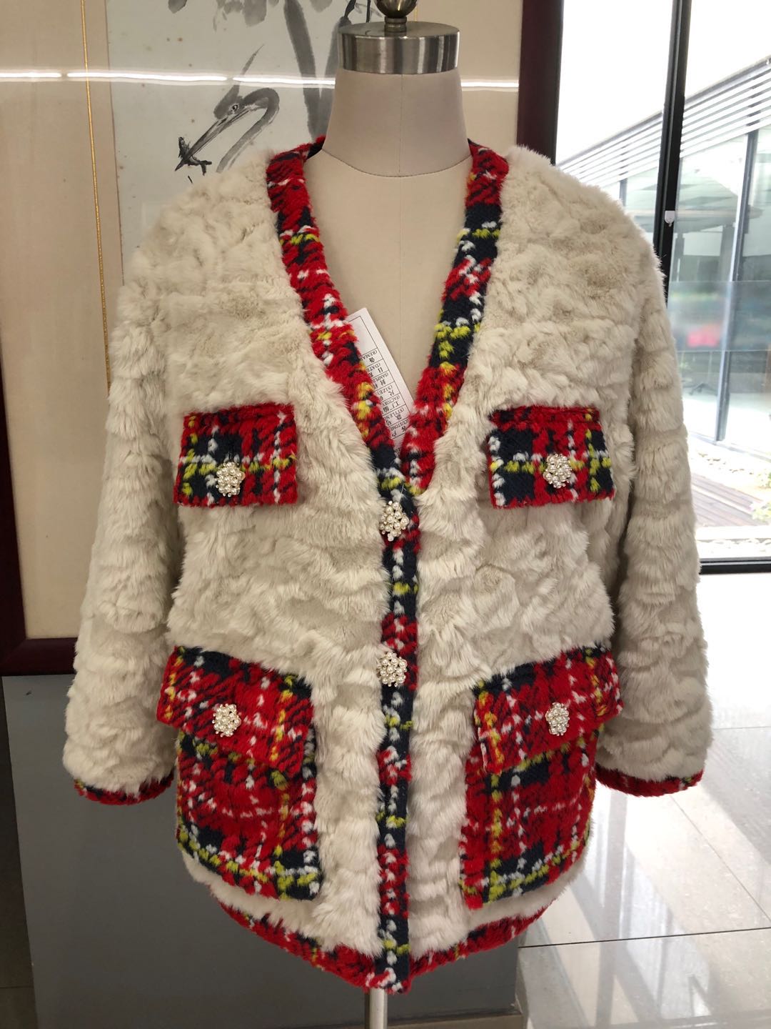 Ladies Fake Fur Coat