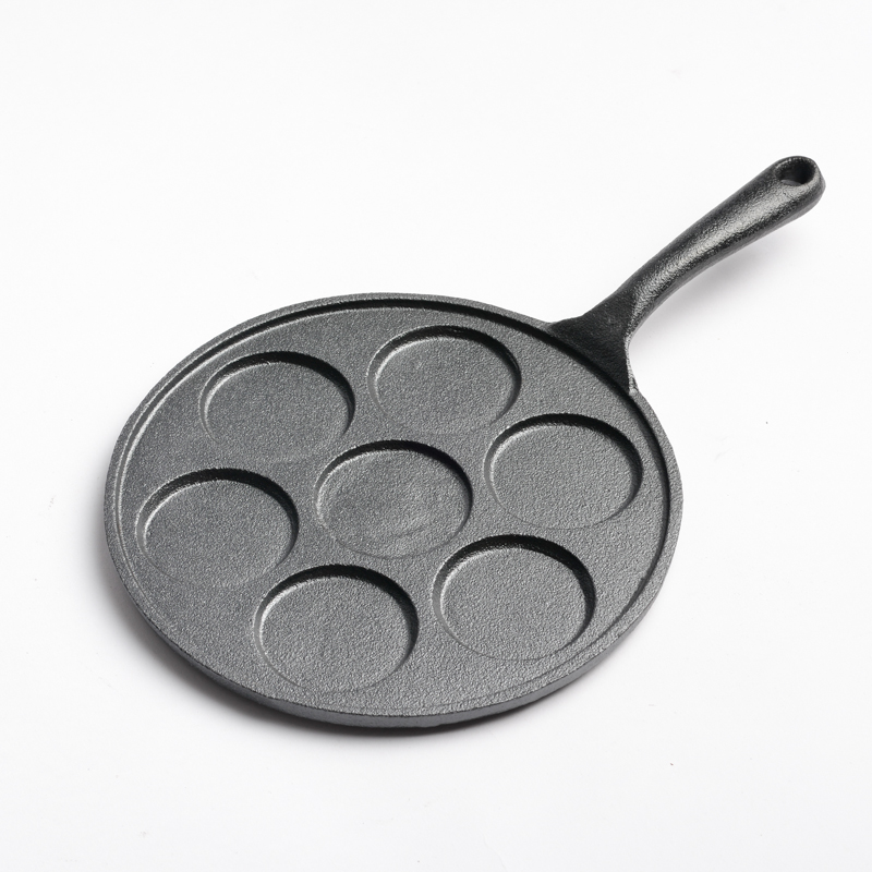 Cast iron pancake pan,cast iron cake mould