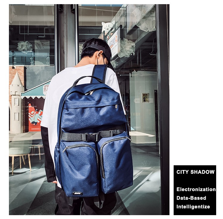 New Fashion Trendy Large Capacity High Quality Waterproof Travelling Backpack Leisure Student Backpack Men Women