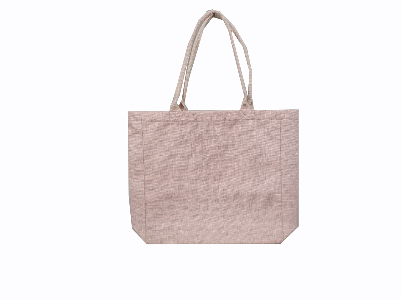100% polyester linen-look bag