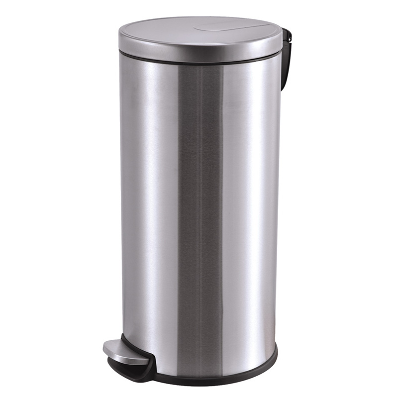 SW6829 5L/12L/20L/27L/30Lstainless steel/ powder coated/soft close/round shape/trash can/garbage bin/waste bin/dust bin for bathroom/kitchen