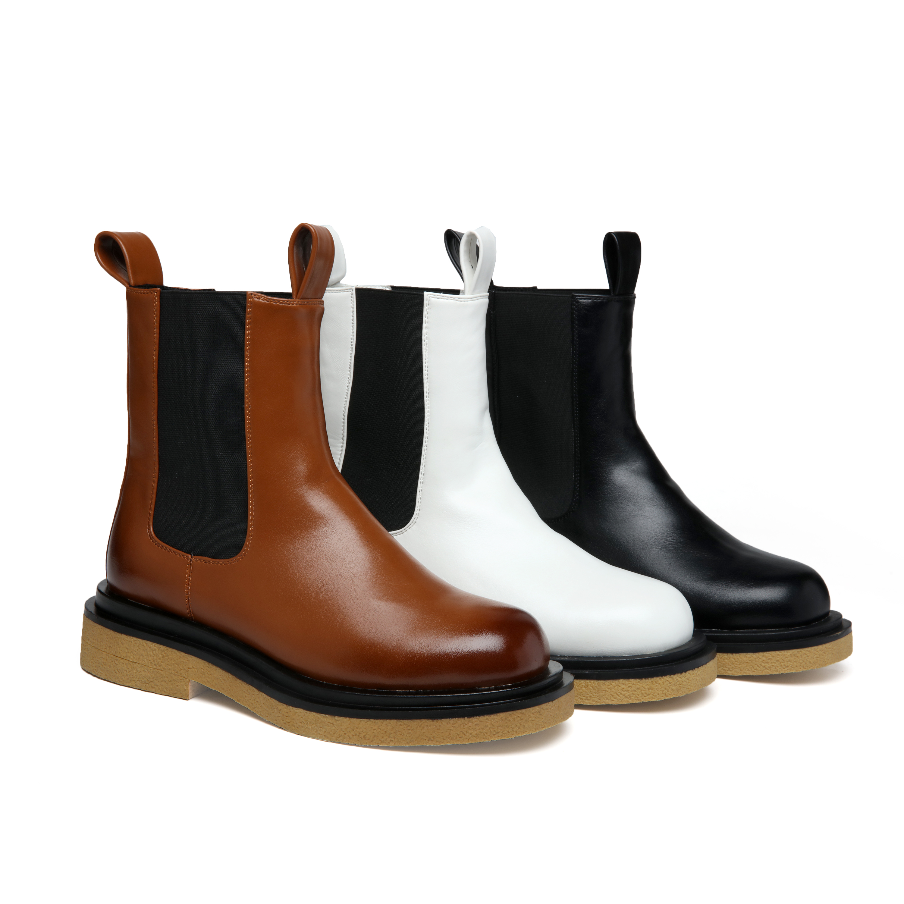 CAMIDY autumn/Winter 2021 Fashion Versatile female PU surface TPR outsole boots