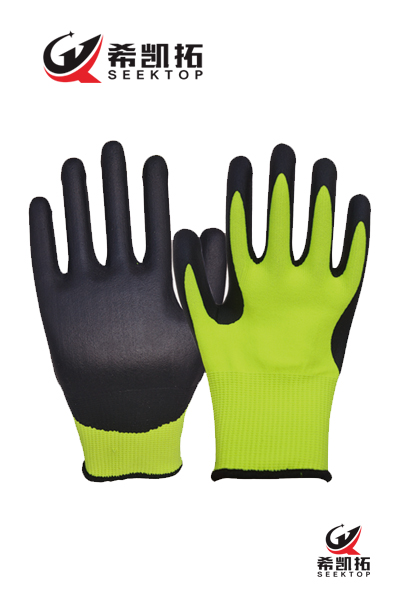 13g Polyester Shell Nitrile Sandy Coated