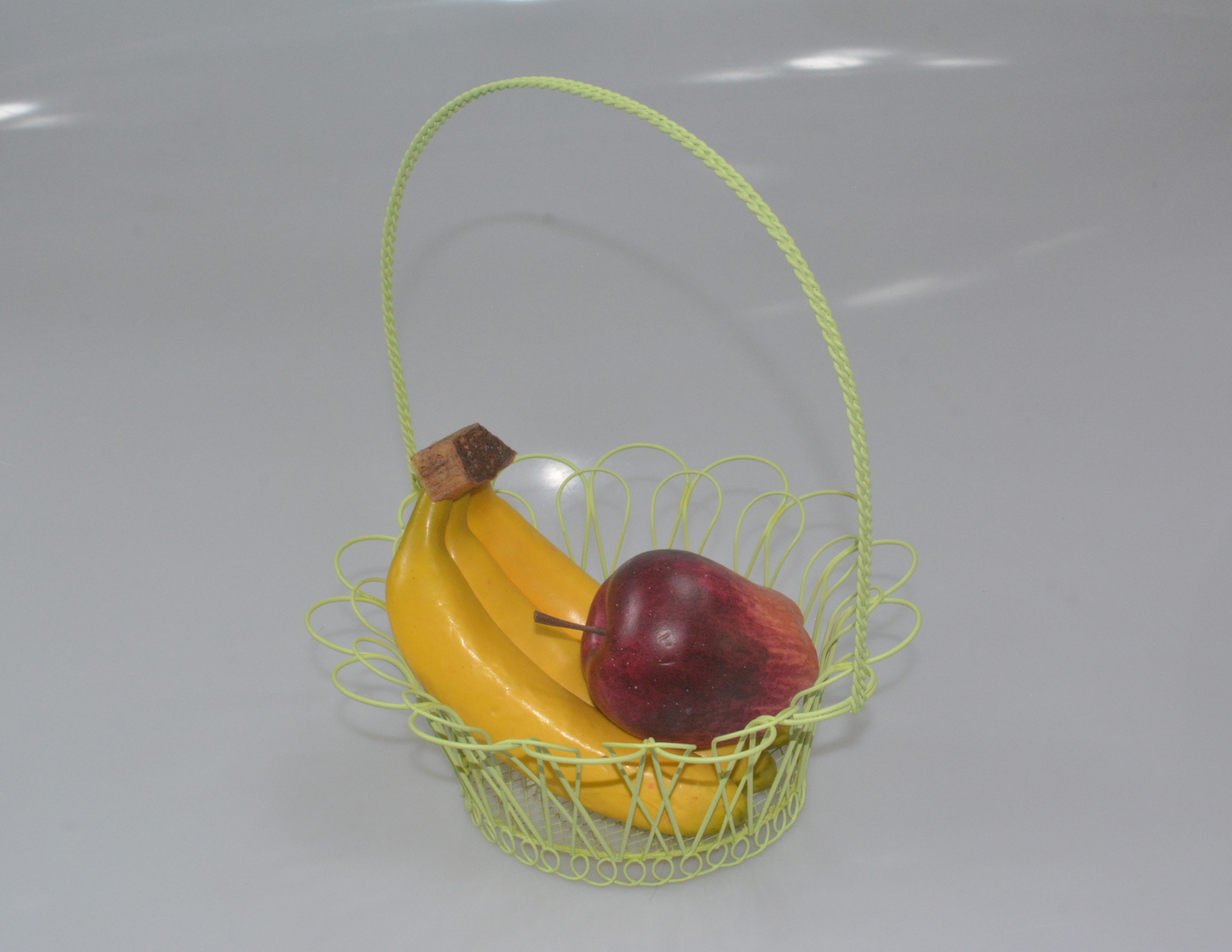 Easter decorative metal wire gift basket storage