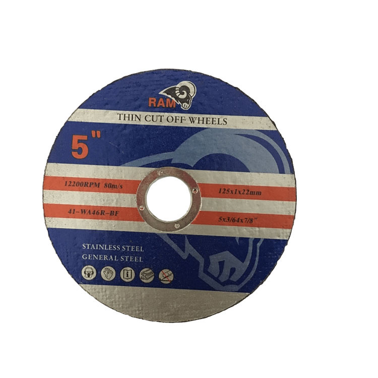 5“ black resin cutting wheel