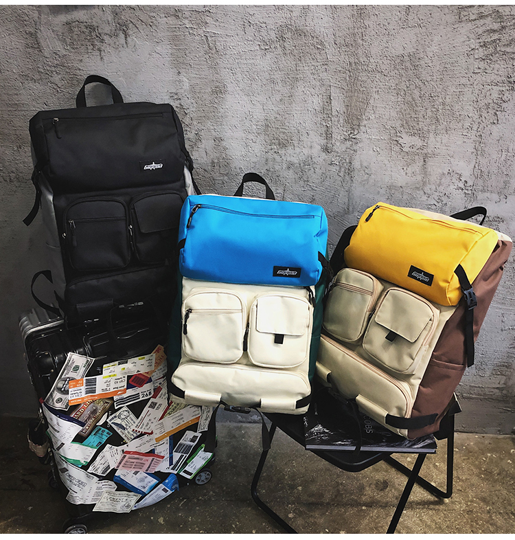 Fashion Trendy Large Capacity Waterproof Men Women Backpack for Travel Leisure School Backpack
