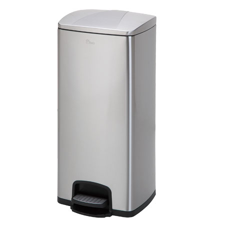 Freestanding 430 Stainless Steel Dust bin 30L Pedal Barrel