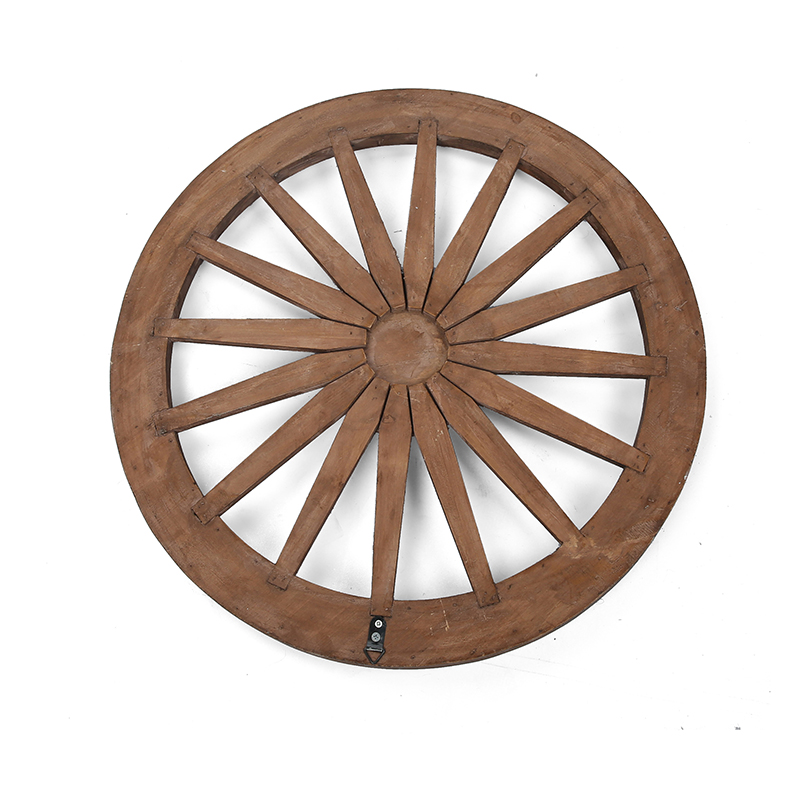 Wooden Wall Decor In Wheel Style